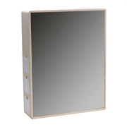 Specchio legno con cassettini latereali cm 35x10h45
