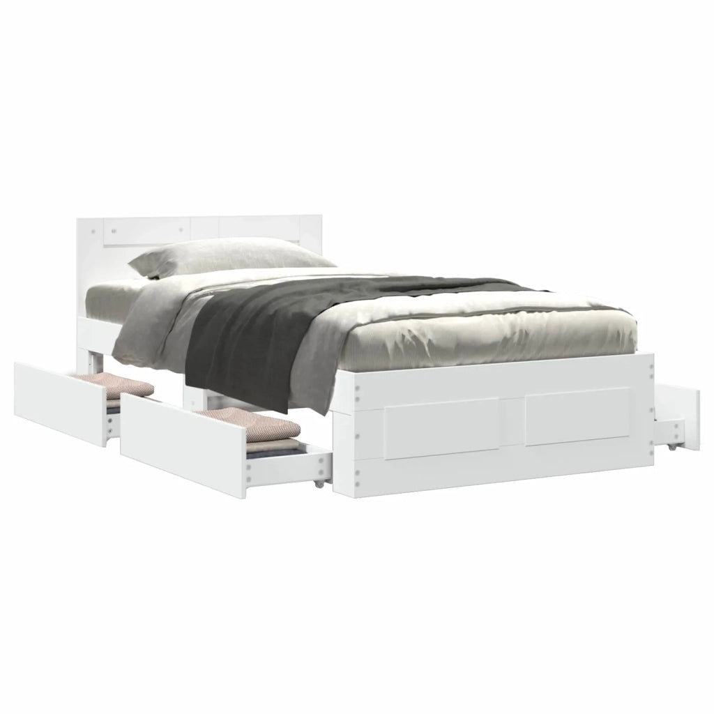 Struttura letto con testata Bianco 80 x 200 cm 3429677