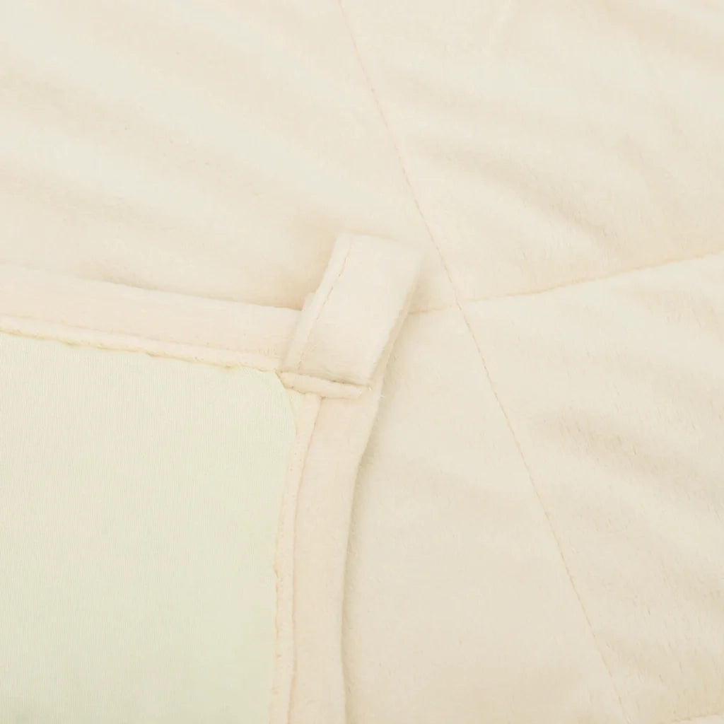 Coperta Ponderata Crema Chiaro 220x235 cm 15 kg Tessuto