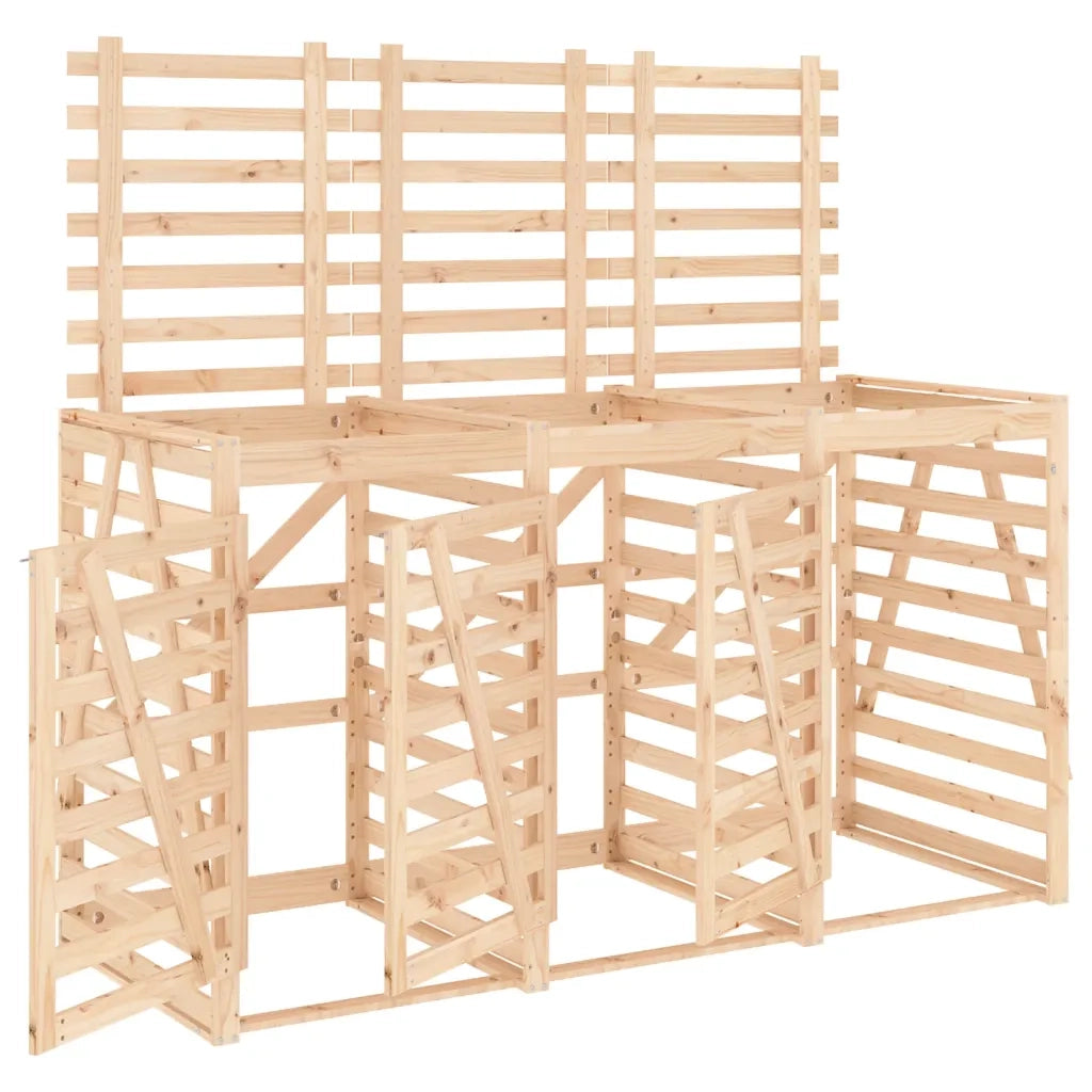 Copribidone Triplo in Legno Massello di Pinocod mxl 126948