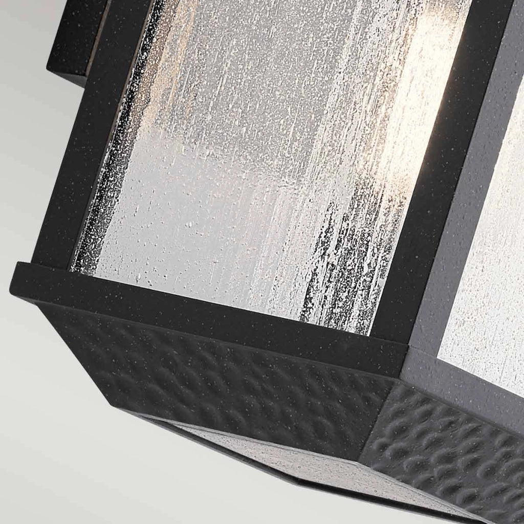 Applique esterno Springfield nero anticato E27 IP44 Kichler