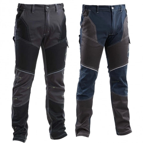 PANTALONE DA LAVORO STRETCH BLU Tg. L