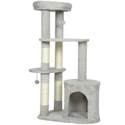 Albero tiragraffi per gatti ¨C Minimal ¨C Grigio chiaro 114 cm