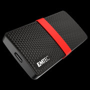 Ssd esterno emtec ecssd1tx200 power plus x200 black e red