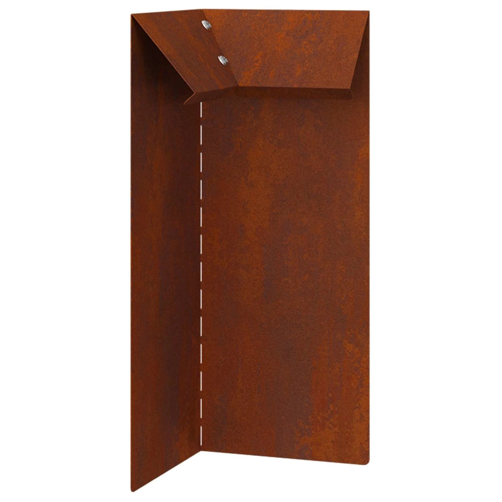 Recinzioni per lumache 16 pcs Ruggine 874890