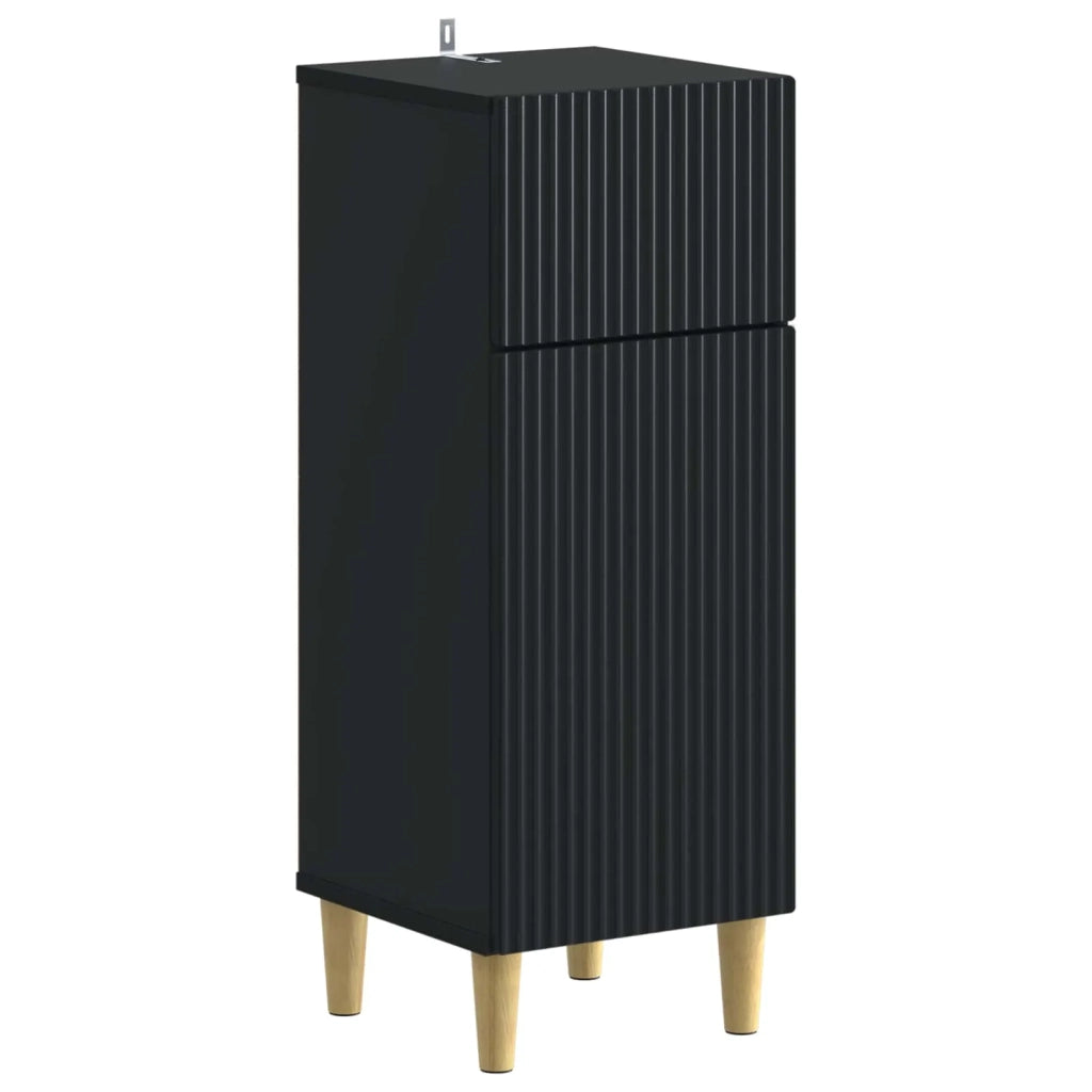 Set di Mobili da Bagno da 4 Pezzi ARNHEM Nero 3417928