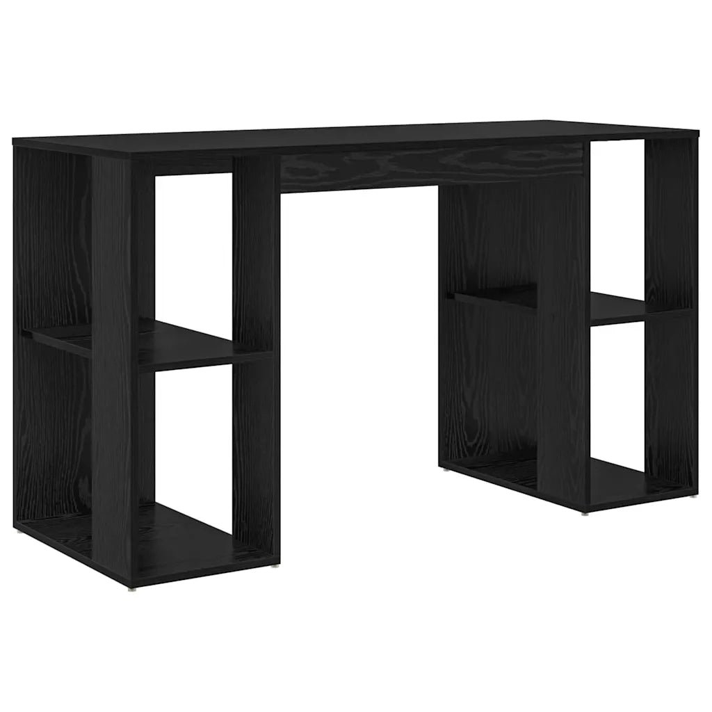 Scrivania Rovere Nero Legno ingegnerizzato 130 x 50.5 x 75 cm 869499
