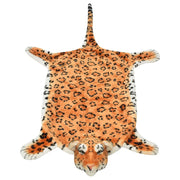 Tappeto di Peluche a Forma di Leopardo 139 cm Marrone 80170