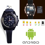 Trade Shop - Smartwatch Round Bluetooth Pedometro Android Touch Screen Da Polso -