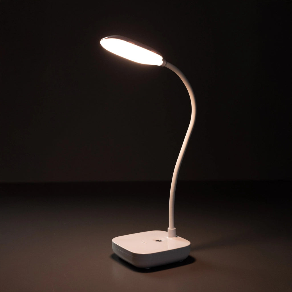 Lampada scrivania bianca flessibile LED 7W Zuma Line