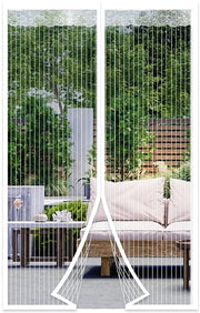 Veloce schermo magnetico per porte - Protezione insetti - 100 x 220 cm
