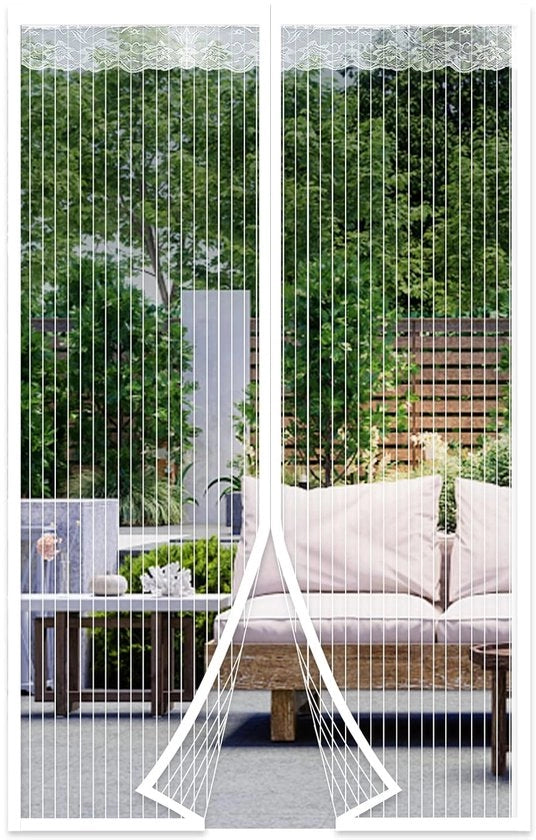 Veloce schermo magnetico per porte - Protezione insetti - 100 x 220 cm