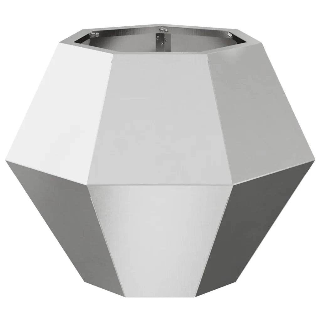 Fioriera Argento 50 x 50 x 40 cm Acciaio Inox 884060