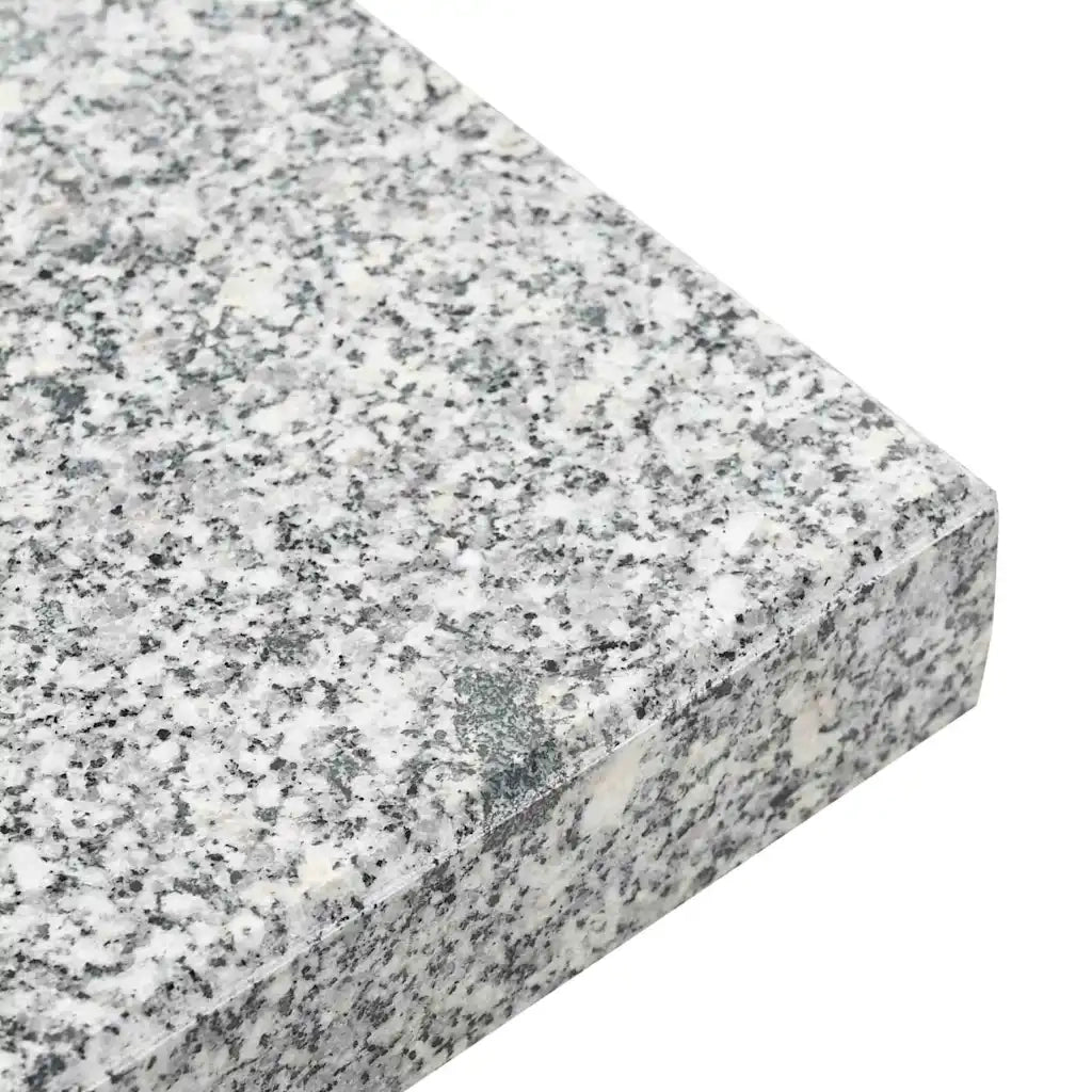 Base per ombrellone-Supporto per ombrellone 30kg Grigio Granito Quadrato