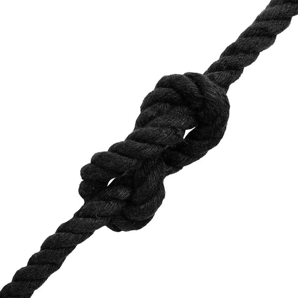 Corda | Fune di Cotone 250 m 10 Nero 100% Cotone