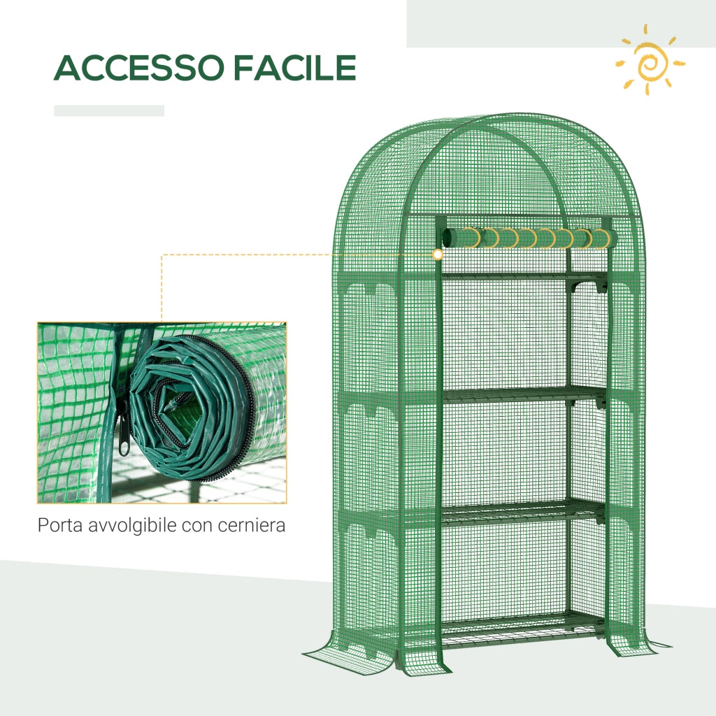 Serra da Giardino ¨C Minimal ¨C Verde 80x49x160cm