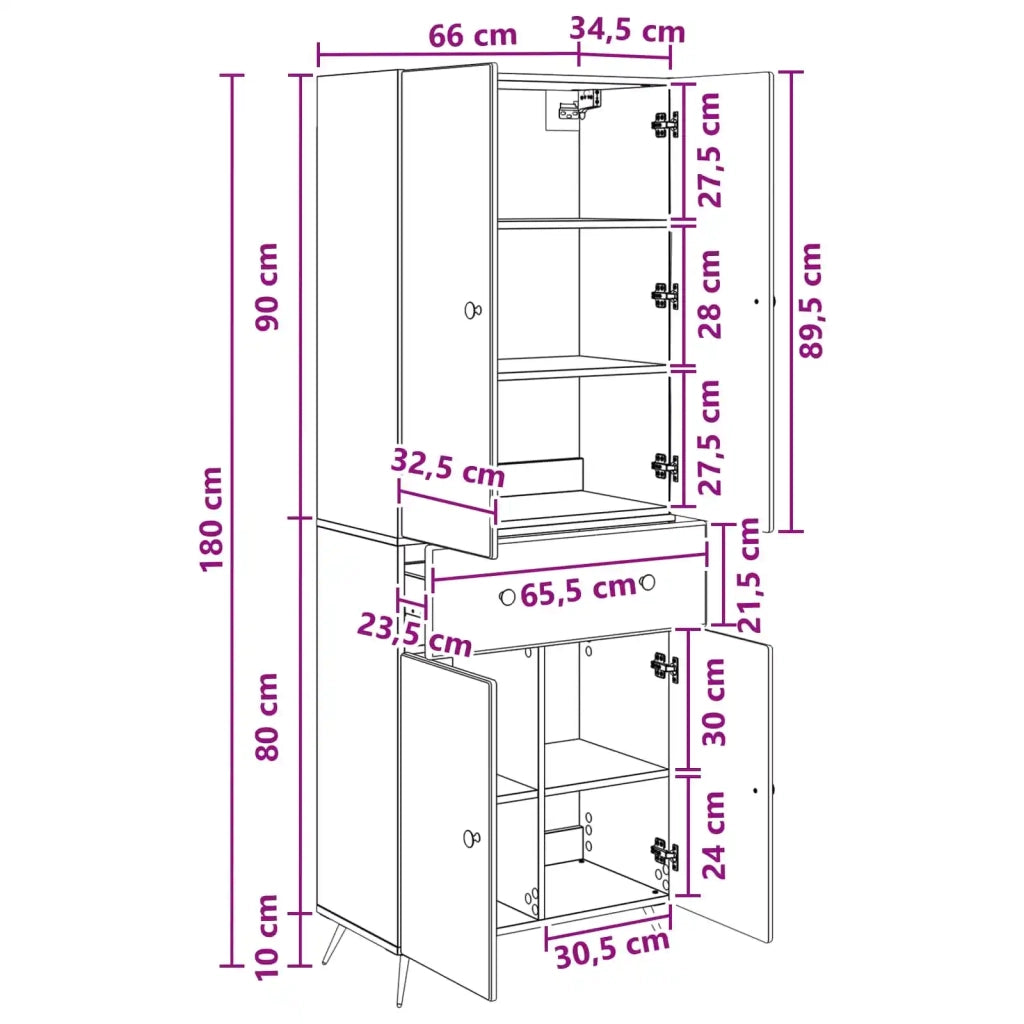 2 pcs Bianco Lucido 3416911
