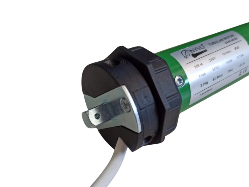 Motori Tapparelle 100 kg 50 Nm Kit Sicurezza Anti Sollevamento Rullo da 130 cm a 165 cm Completo con Blocchi di Sicurezza