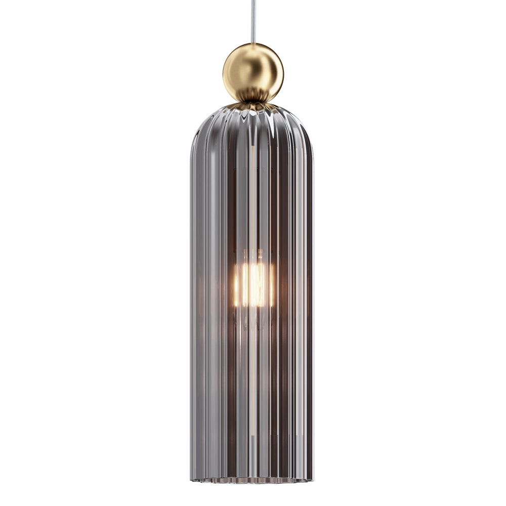 Lampada a sospensione Maytoni Antic ottone vetro E14