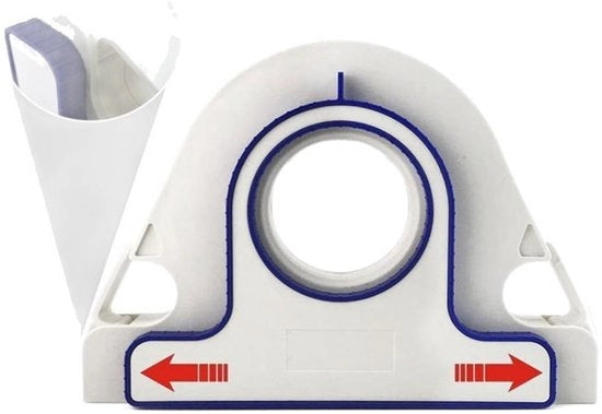 Applicatore di carta vetrata, dispenser di carta vetrata con raschiatore, set di applicatore di carta vetrata per la decorazione di pareti, muri e pavimenti, inclusa una bobina di carta vetrata.