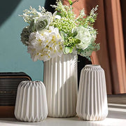 Set di vasi ceramici decorativi - Stile boho - Decorazione moderna - Minimalismo nordico - Decorazione ufficio - Decorazione ingresso - Decorazione tavola con vasi