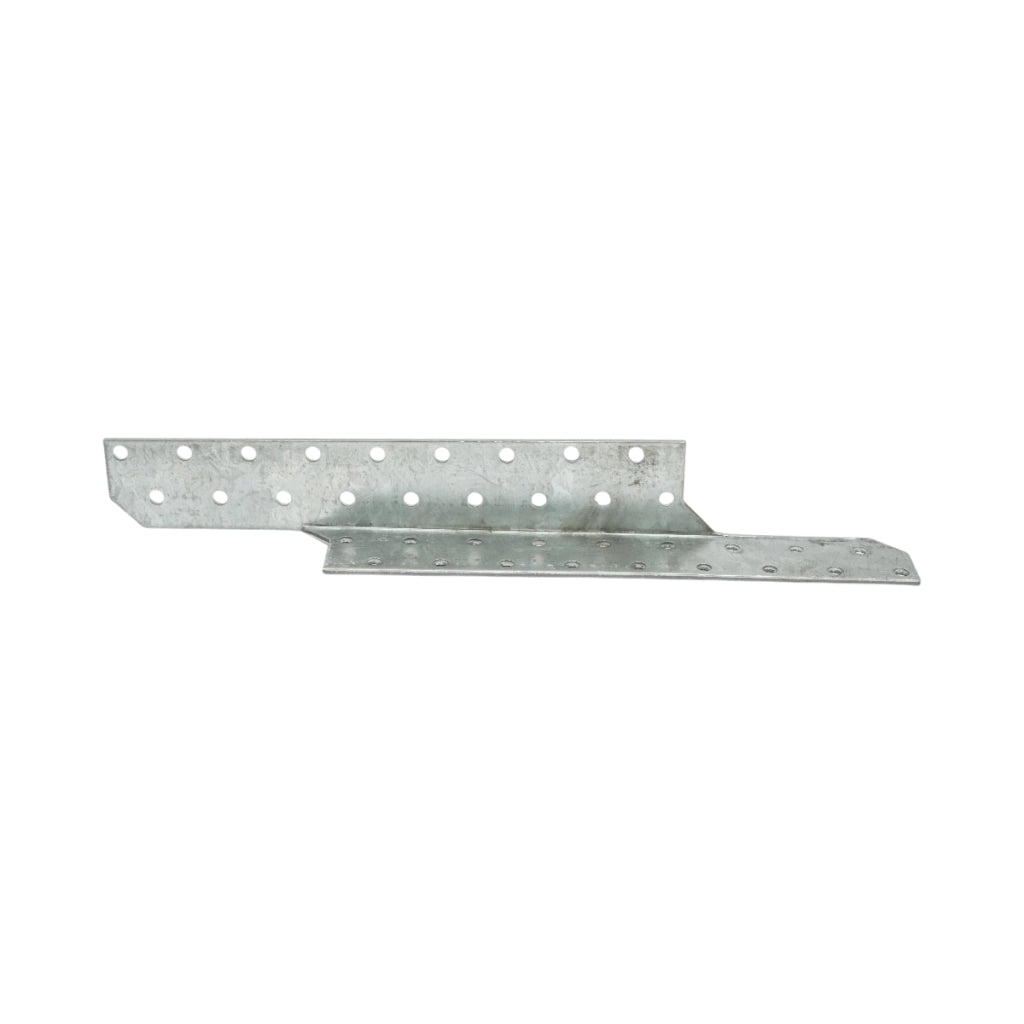 Ancoraggio per travetto sinistro 33x33x250mm, spessore 2mm, acciaio zincato