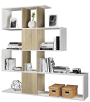 Libreria Zig Zag Rovere Bianco (1F2251A)