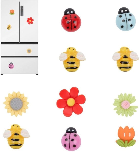 Decorative Refrigerator Magnets - Fun Adhesive Magnets - Multi-Colored - Refrigerator Magnets for Refrigerators, Whiteboards, Washing Machines