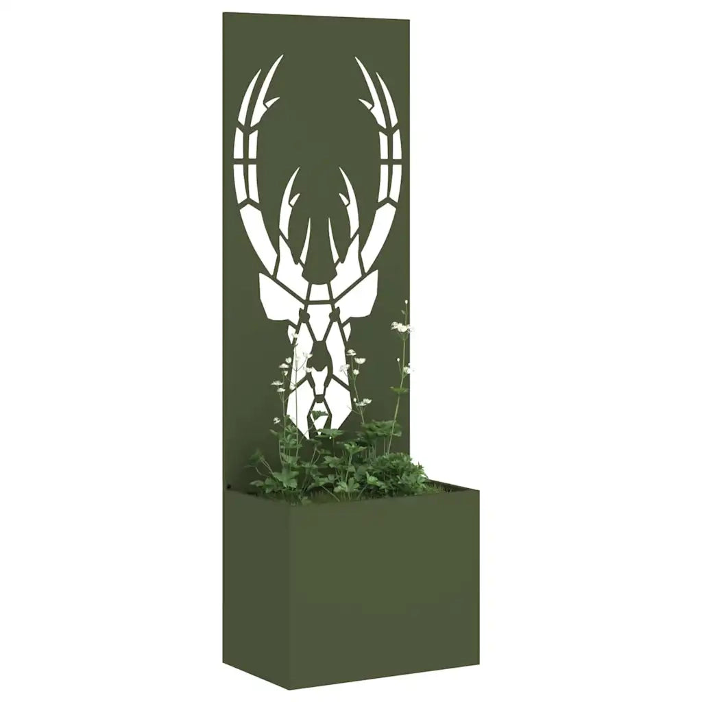 Schermo per privacy in giardino Oliver verde 50 x 150 cm 876486