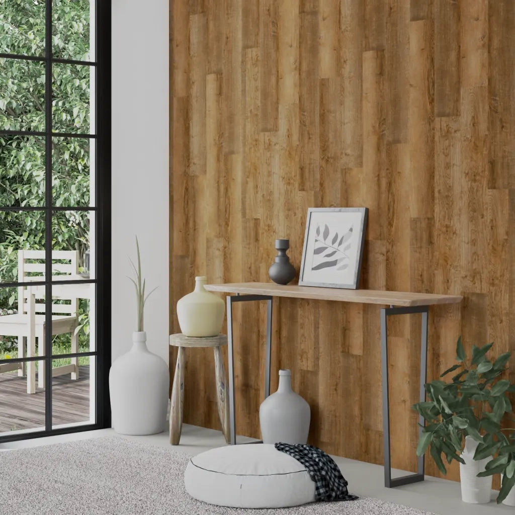 Pannelli da Parete Effetto Legno Marrone PVC 2,06 mÂ² cod mxl 22713