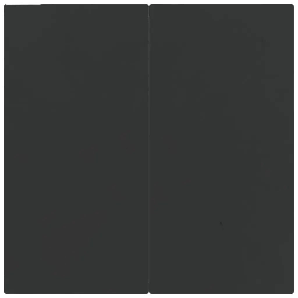 Set da Pranzo da Giardino 3 pz Nero in Polyrattan 3157880