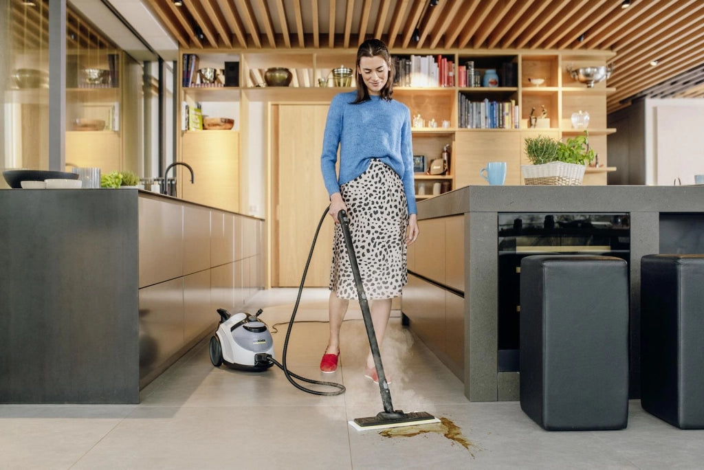 Kärcher SC 5 EasyFix IRON PLUG Pulitore a vapore cilindrico 1,5 L 2250 W Nero, Bianco