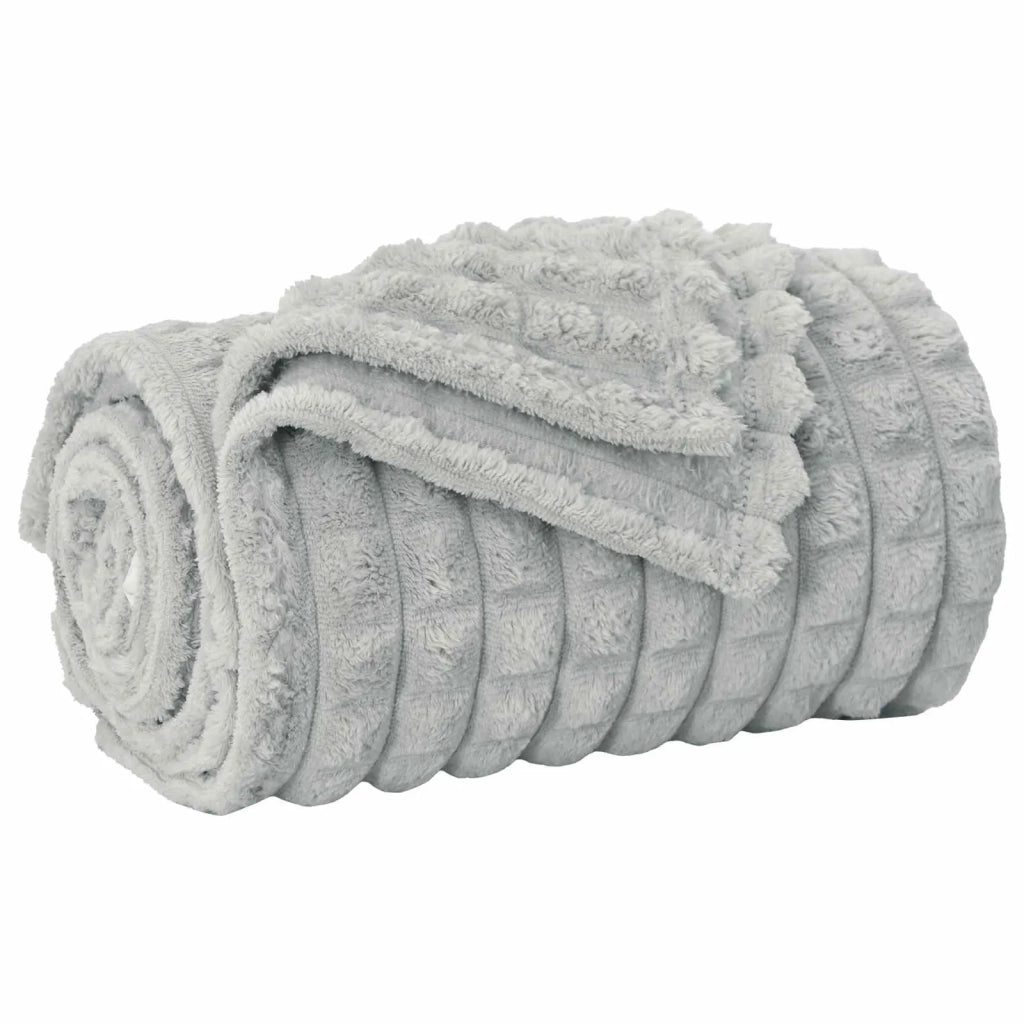 Coperta Grigio 240 x 220 cm Panno