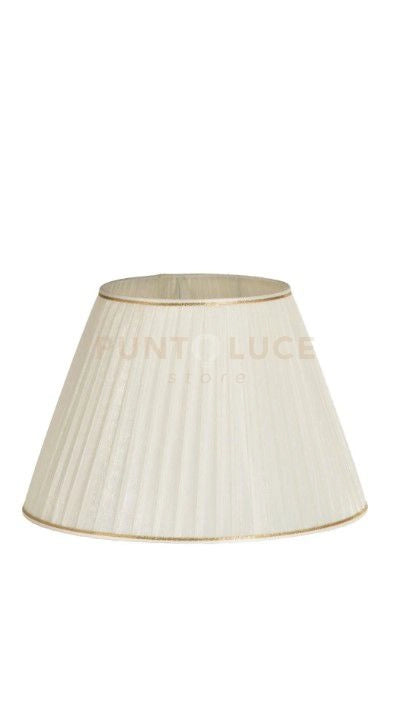 PARALUME 3811 DM.40CM AVORIO E ORO ATTACCO E27