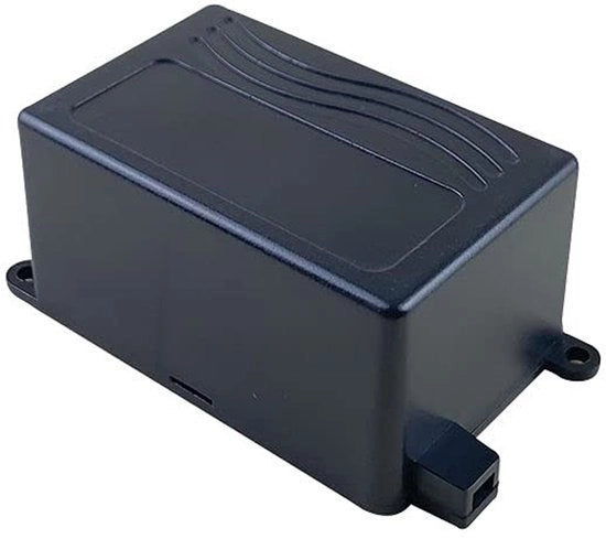 Scatola di connessione in ABS - impermeabile all'acqua - protezione esterna - contenitore protettivo - nero - connessione cavo - 1 pezzo - idonea per uso esterno