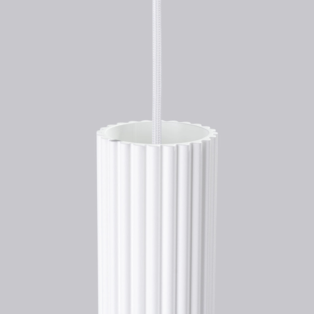 Lampada a sospensione KARBON 1 bianco