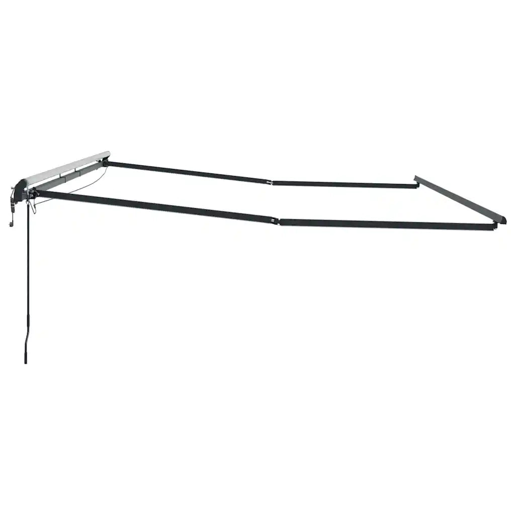 Tenda da Sole con Antracite 4 × 3 m Metallo 313261