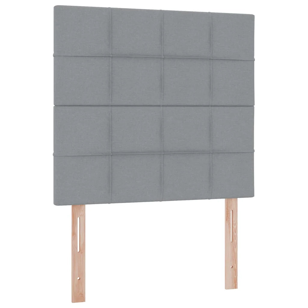 Letto con contenitore e materasso Grigio chiaro 90 x 200 cm 3371754
