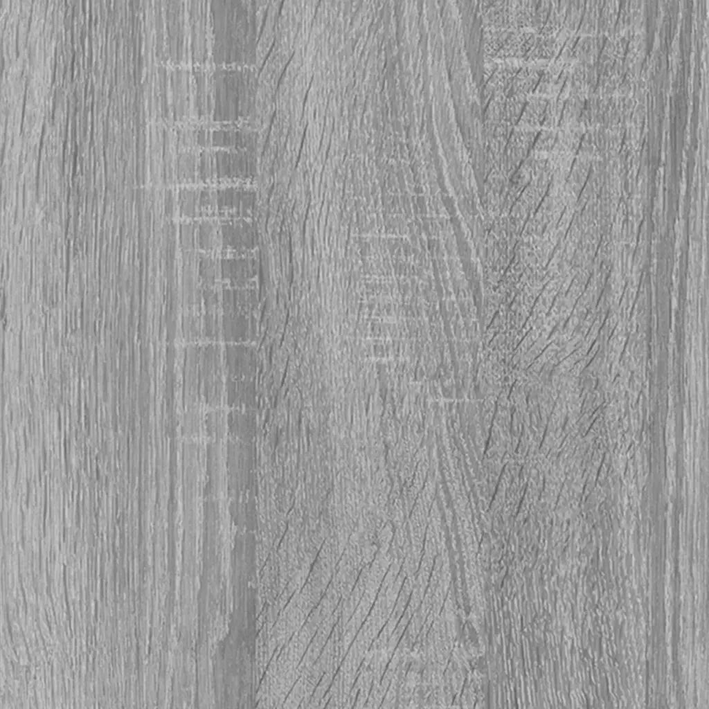Libreria Divisorio-Scaffale per Libri-Mobile di Stoccaggio Grigio Sonoma 60x24x186 cm