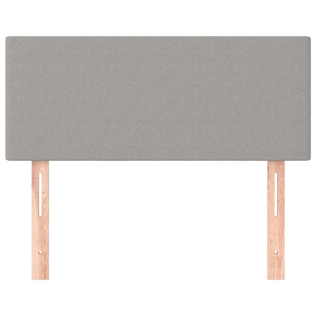 Testiera-Testata Decorativa Grigio Chiaro 80x5x78/88 cm in Tessuto 146516
