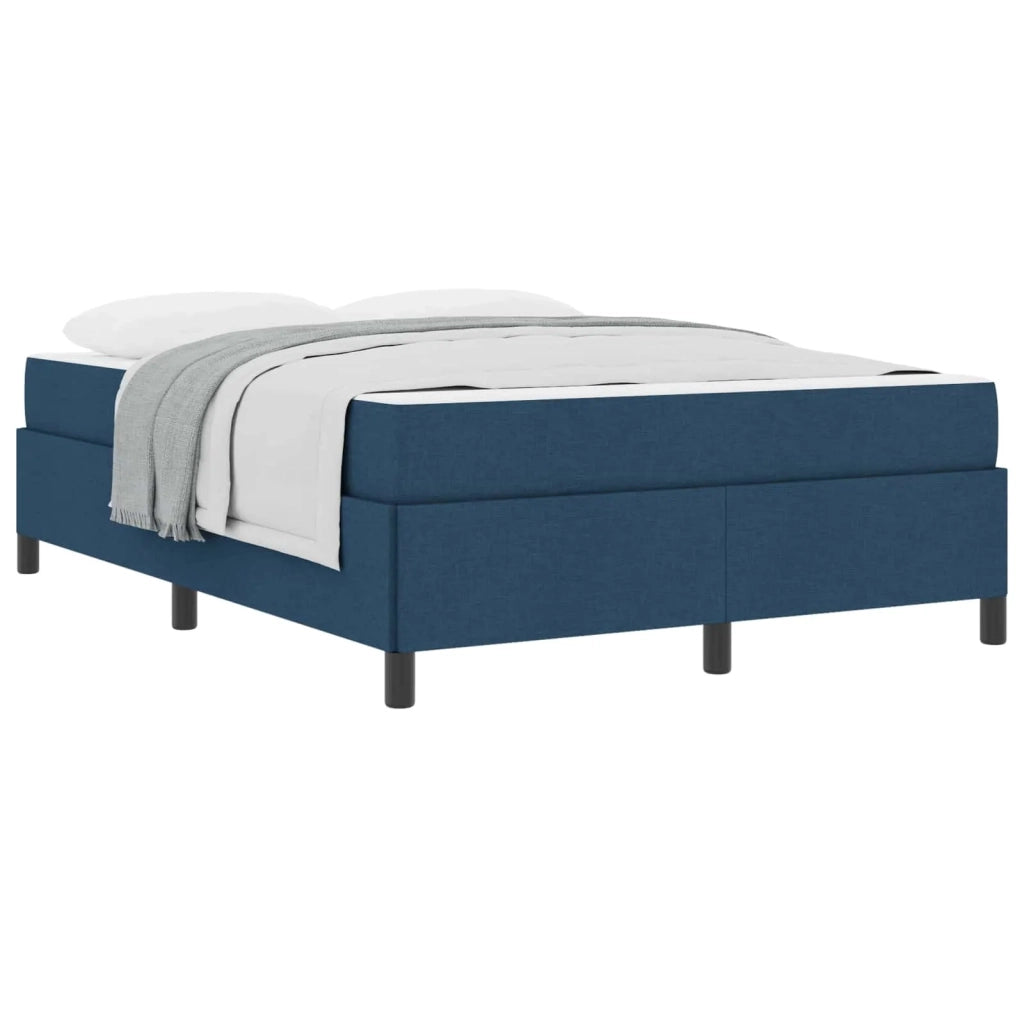 Letto a molle Blu 140 x 200 cm Tessuto 3398870