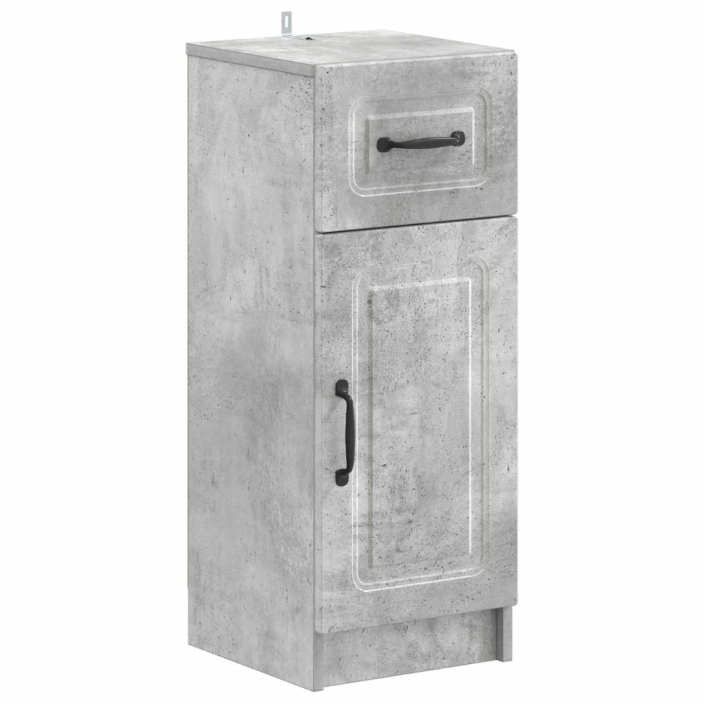 Set di Armadi da Bagno da 2 Pezzi UTRECHT Grigio Cemento 3417732