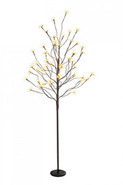 Albero di Natale artificiale marrone 1200 microLED classico