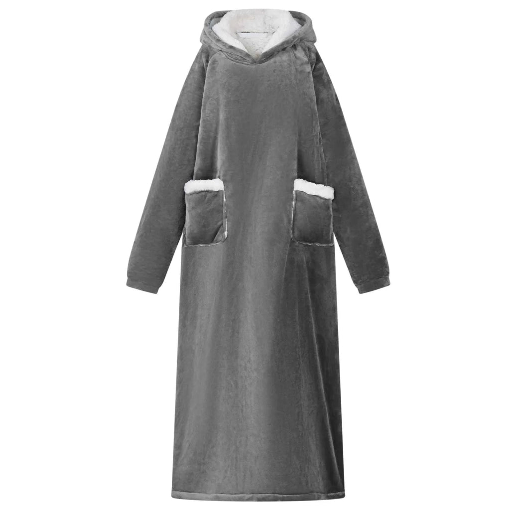 Felpa coperta Grigio scuro L Pile e Flanella 42017192