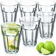 Set di 6 bicchieri alti KADAX da 370 ml per succhi e acqua.