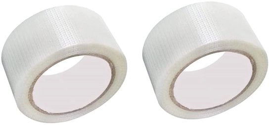 Tape di riparazione impermeabile - Nastro di riparazione per tenda da sole - Nastro rinforzato - 2 pezzi - 5 cm x 8 m - Resistente a graffi e perforazioni