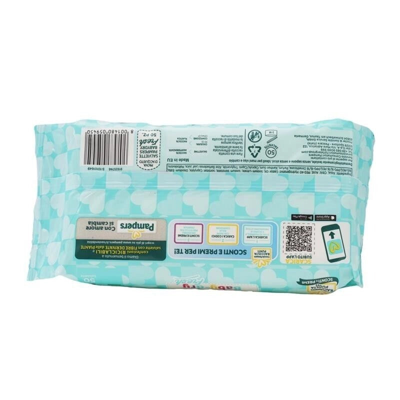 PAMPERS SALVIETTE UMIDIFICATE BAMBINI BABY FRESH 400 PZ