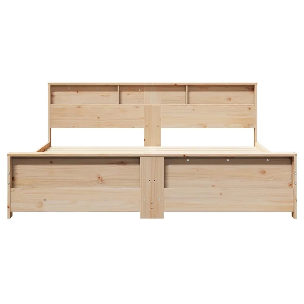 Struttura del letto-Giroletto Marrone 200 x 200 cm Legno multistrato