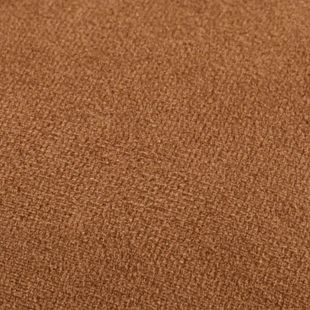 Sgabello Marrone e Oro in Velluto 28 x 36 cm CFW5022340