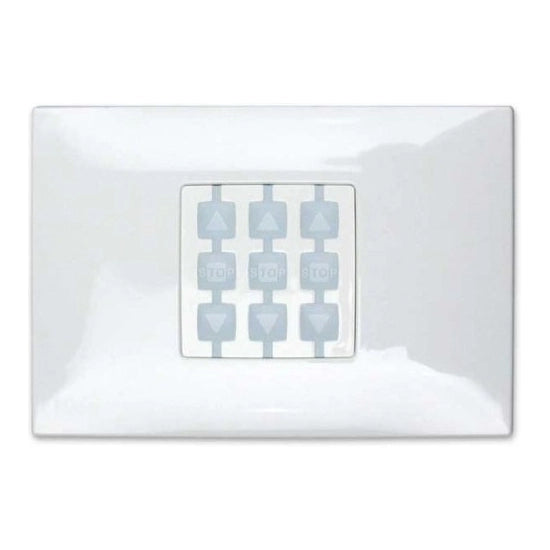 NICE WRW NICEWAY-OPLA SUPPORTO A PARETE RETTANGOLARE BIANCO OPLA